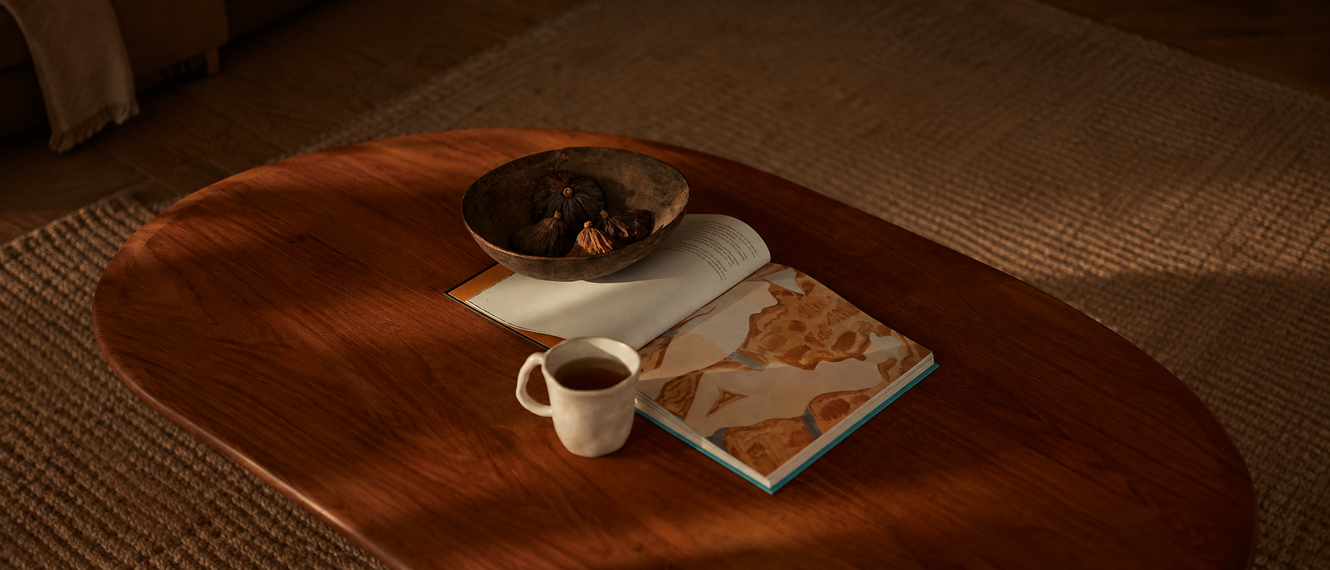 Decorative objects within an interior