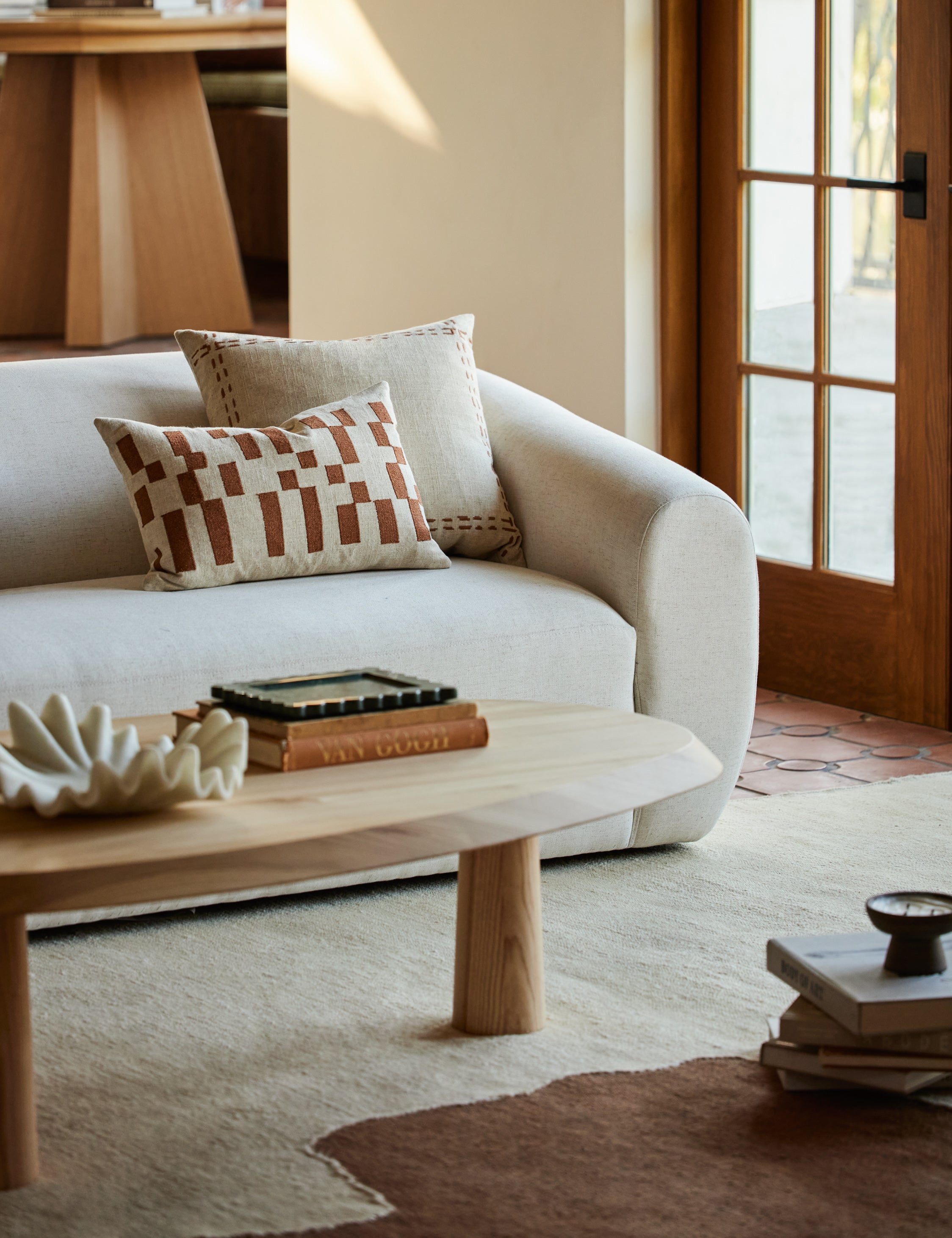 Decorative accents styled in an interior